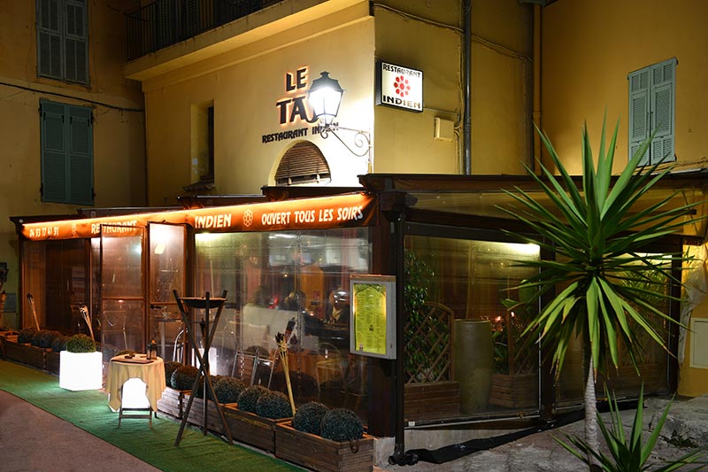restaurant indien à menton